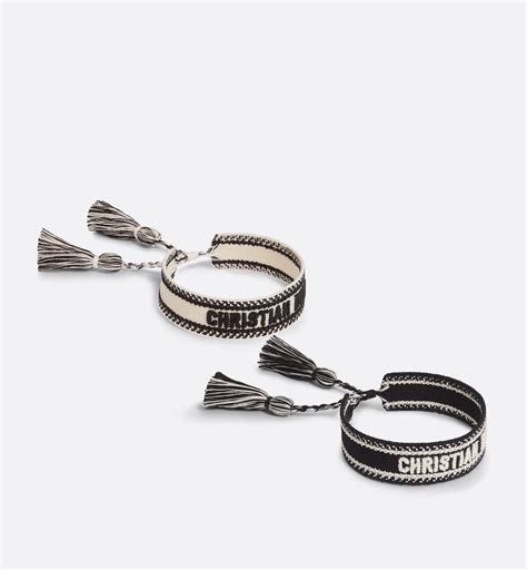 bracelet toile dior|christian dior bracelet for women.